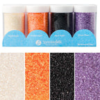 Sweets Indeed Sprinkles, 4 Pack, Edible Sprinkle Mix, Perfect for Cake Decorations, Baking, Ice Cream, Cookies, Cupcake Topper (Halloween Sugar)