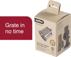 Zyliss E900059 Universal Drum Grater, Stainless Steel, Grating Apples, Cereals, Granola, for Use with Zyliss Rotary Cheese Grater, 5 Year Guarantee