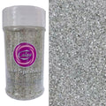 Sentovac Sliver Sanding Sugar for Baking Edible Sparkling Sugar Sprinkles Coarse Sugar Crystals for Baking Topping Cake Cookie Cupcake Topper Ice Cream Decoration Supplies 3.2 OZ