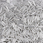 Dazzjoy Silver Rods Sprinkles, Edible Sugar Sprinkles, 120g/4.23oz, Cupcake Toppers, Cake Decorations, Ice Cream, Wedding Party Valentines Easter Supplies