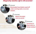 2x3 Dissolvable Food Labels, 250 Label Stickers, Bottle Labels for Storage Bins, Sticker Labels for Food containers, (250, Blank)