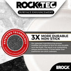 THE ROCK SOHO 9.5-Inch Non Stick Frying Pan with Lid–Nothing Sticks, Never Warps, Lasts Longer, Ceramic Non Toxic Skillet with Heat-Resistant Handle, PTFE PFOA&PFAS Free, Oven & Dishwasher Safe, Cream