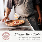 Made In Cookware - Seasoned 12" Carbon Pizza Steel - (Like Cast Iron, but Better) - Professional Cookware - Crafted in Sweden - Induction Compatible