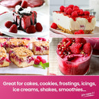 LorAnn Oils Raspberry Bakery Emulsion: True Essence, Ideal for Boosting Fruit Tones in Cakes, Cookies & Desserts, Gluten-Free, Keto-Friendly, Extract Substitute Essential for Your Kitchen, 4 Oz