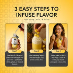 Dolce Flav Pineapple Extract – 8 Ounce Oil-Soluble Kosher Kosher, Sugar-Free, Concentrated Tropical Flavor for Candy, Chocolates & Desserts, Includes Measured Dropper