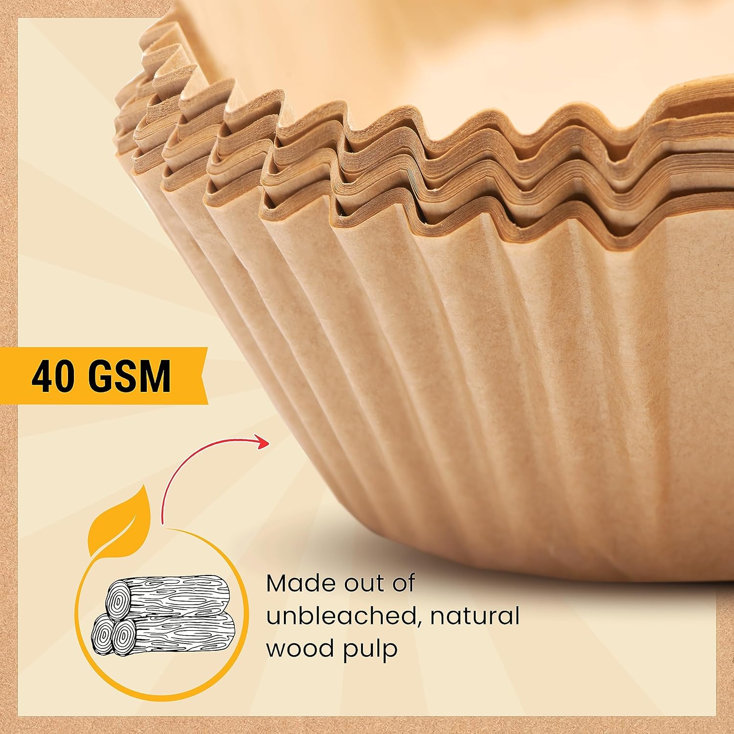 250 pcs Air Fryer Liners, Disposable Airfryer Paper Liners – Non-Stick and Oil Proof for Easy Cleanup, Great for Oven, Pans & Baking – 8” Square for 5-8 qt Basket by Baker's Signature