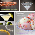 Bakerpan Pearlized Sugar Sprinkles for Baking - 5 Ounce - Sparkling Silver Decorating Sugar Crystals for Cookies, Cake Pops, Ice Cream (Made in USA)