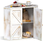 Corner Bread Box for Kitchen Counter Double Layer Bamboo Bread Storage Container Large Capacity Bread Storage Bin Farmhouse Breadbox Organizer