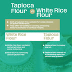 LiveKuna - White Rice Flour, Superfine White Rice Flour, Alternative for Brown Rice Flour, Thai Rice Flour, and Sweet Rice Flour