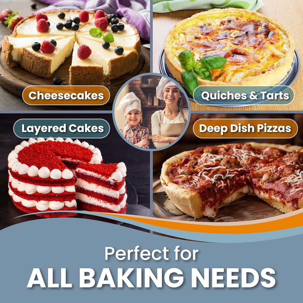 9 Inch Non-stick Cheesecake Pan Springform Pans with Removable Bottom/Leakproof Cake Pan