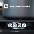 Swiss Diamond 10 Piece Nonstick Cookware Set - Diamond Enforced Aluminum Non Stick Pots and Pan Set, Dishwasher Safe and Oven Safe Pans Set, Grey