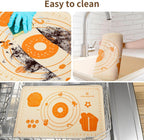 DANIA & DEAN Silicone Baking Mat - Upgrade 26x16 Inch Extra Thick Pastry Mat with Measurements, Non-Slip and Reusable, Kneading Dough Mat for Kitchen Counter, Bread, Cookies, Pizza, Fondant, Pasta