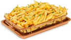 Air Fryer Tray Basket w/Elevated Mesh Great For Oven, For Baking & Crispy Foods, Dishwasher Safe,PTFE/PFOA/PFOS FREE Extra-large 9.5/''x13/'',Copper