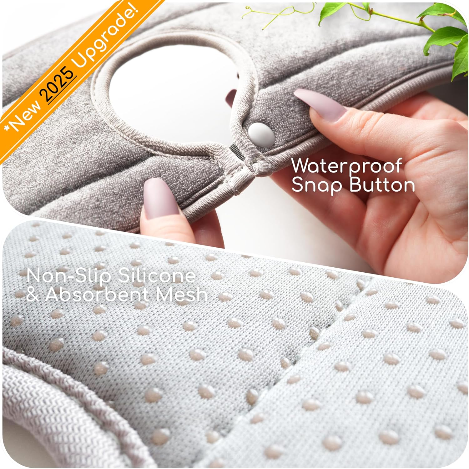 The Original Ternal Sinkmat Drip Catcher & Splash Guard, Faucet Mat for Sinks – Absorbent Microfiber, Machine Washable Counter Protector & Drying Mat for Kitchen, Bathroom or RV [Grey, 15in, 1 Pack]