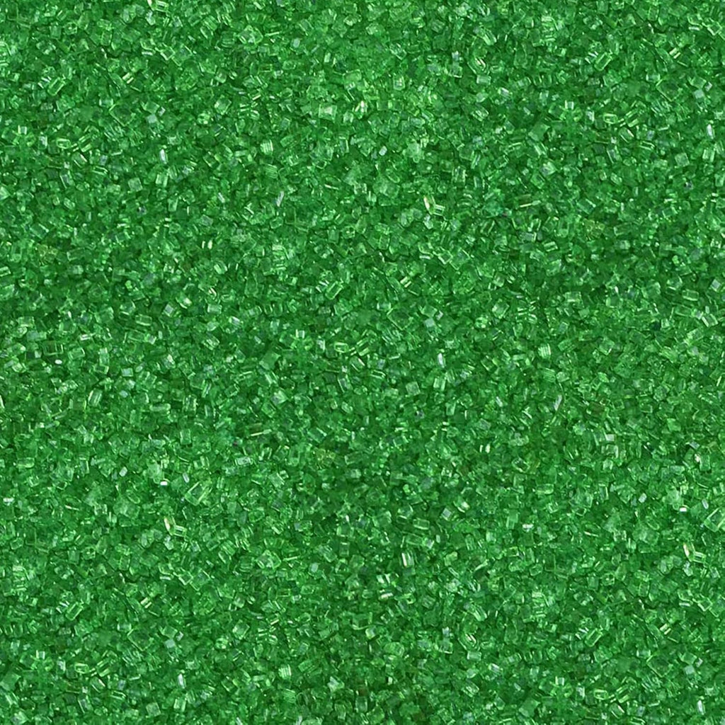 Sentovac Green Sanding Sugar for Baking Edible Sparkling Sugar Sprinkles Coarse Sugar Crystals for Baking Topping Cake Cookie Cupcake Topper Ice Cream Decoration Supplies 3.2 OZ