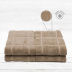 100% Cotton Terry Dish Towels, 4 Pack Plain, 16 x26 Inches, Super Soft and Absorbent Kitchen Towels, Perfect for Kitchen Cleaning and Dish Washing | Tan