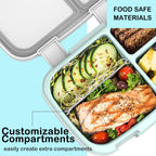 3Pcs Replacement Insert Divider for Bento Box Insert Divider Compatible with Bentgo Fresh & Modern & Pop Models Divider Lunch Box & Adult Lunch Box Made from Food-safe Grade Materials (Fresh)