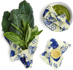 Bee's Wrap Beeswax Wraps for Food - Bees + Bears 3 Pack (S, M, L) Made in USA Reusable & Organic Food Wraps, Sandwich Wrap & Bowl Covers - Eco-Friendly Alternative to Aluminum Foil & Plastic Wrap