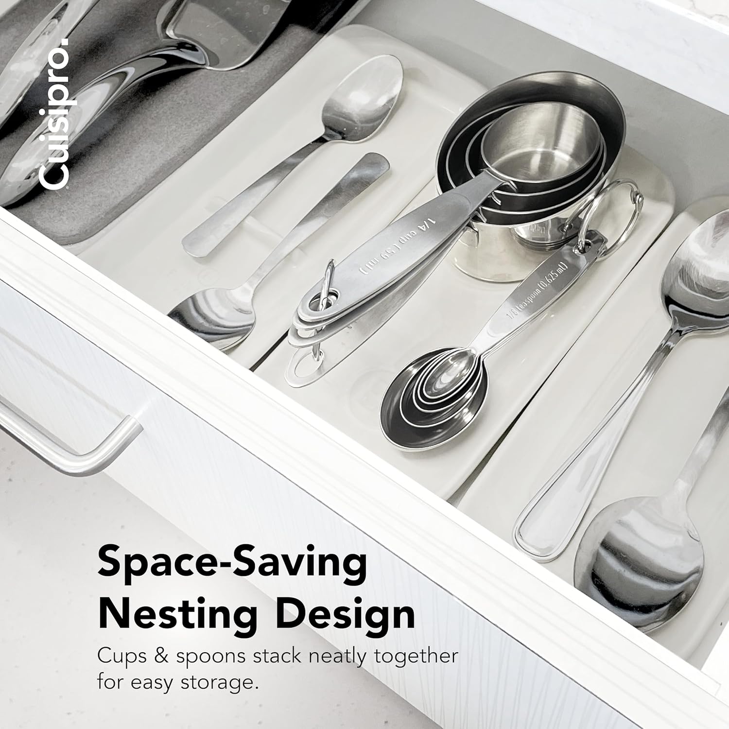 CUISIPRO Measuring Cup & Spoon Set SS
