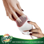 Silicone Scrubbing Pad Sponges by SCRUBIT - Real Silicon Non Scratch Kitchen Scrubber - Non Smell Cleaning Sponges for Kitchen Dishes - Reusable Soft Dish Sponge - Blue Red Green Pads (3 Pack)