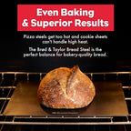 Brod & Taylor Bread Steel Original for Baking Bread & Cooking Pizza (14" x 14" x 0.1")