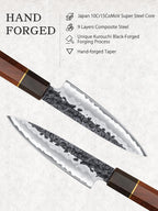 HOSHANHO 3 Pieces Knife Set, Professional High Carbon Steel Kitchen Knives Set, Ultra Sharp Japanese Chef Knife Set with Ergonomic Handle & Gift Box