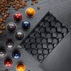 K Cup Holder Drawer 30 Pods Capacity, One Drawer Design for Nespresso/Keurig/Vertuo Pod Holder, Black