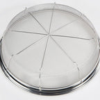 Fine Mesh Strainer for Kitchen, Stainless Steel Colander Bowl for Pasta, Rice, Fruit, Metal Net Baskets with Resting Base - Strain, Drain, Rinse （Diameter 7.48 inch）