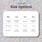 Sprinkle Pop Cool Rainbow Nonpareil Sprinkle Mix| with hues of Blue Purple Pink Non Pareil Sprinkles| Decorating Nonpareils Made in USA for Birthday Cupcakes Donuts Cakes Cookies, 2oz