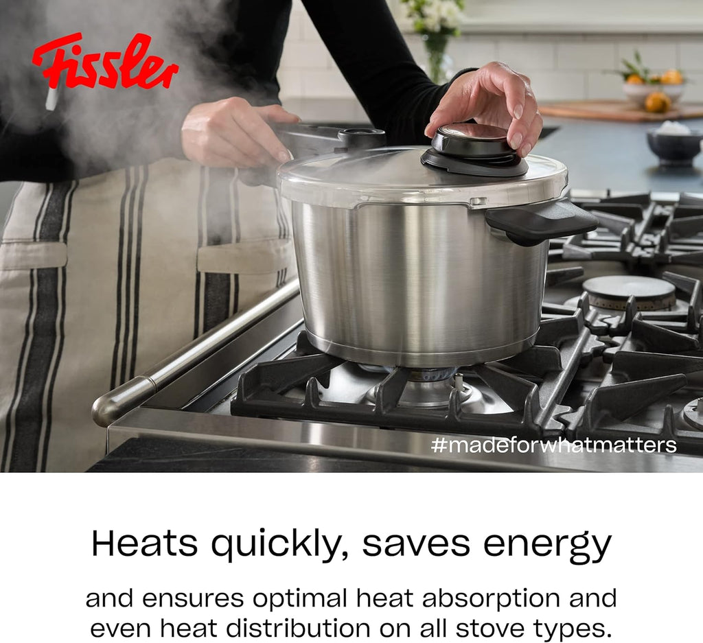 Fissler Vitavit Premium Pressure Cooker and Pressure Skillet Set, 2.6 Quart and 4.8 Quart