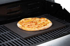Pizza Stone, Ceramic Coating 15"x12" Rectangular Pizza Stone for Oven Grill BBQ, Easy Clean Bread Baking Stone with Unique Built-in 4 Handle