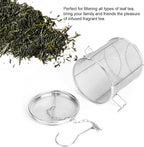 AUNMAS Stainless Steel Tea Ball Strainer and Spice Filter, 4.7 Inch Infusion Basket for Loose Leaf Tea, Soup Seasonings, Broth with Hook,12 x 13cm
