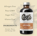 Cook's Pure Orange Extract From Florida Oranges | For Ice Cream, Cakes, Breads, Cookies and Drinks, 32 oz