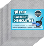 12 Packs Swedish Dishcloths for Kitchen, Reusable Paper Towels Compostable Swedish Dish Clothes for Kitchen and Household Use