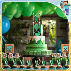 13 Pcs Dynamite Candles 12 TNT Themed Birthday Cake Candles and Number 1 Candle Cake Topper for Pixel Theme Birthday Party Anniversary Party Dynamite Theme Party Video Game Party Supplies (Number 1)