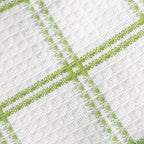 T-fal Premium Waffle Dish Cloths: Highly Absorbent, Super Soft Long Lasting - 100% Cotton, 12"x13" Flat Waffle Dish Towel for Cleaning & Drying Dishes, (4-Pack), Green