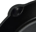 Amazon Basics Pre-Seasoned Cast Iron Skillet, Oven Safe, Even Heating, Heavy-Duty & Large, 15-Inch, Black
