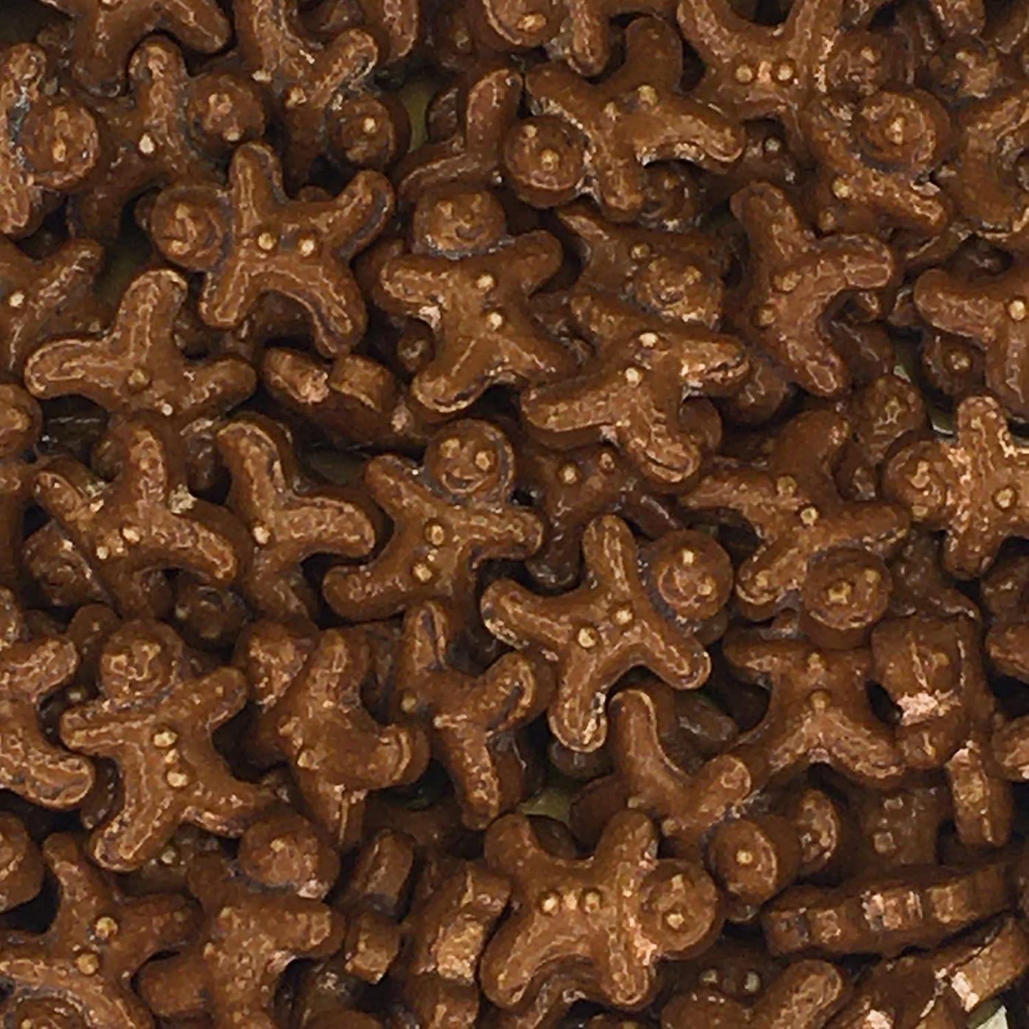 COOL MOM SPRINKLES Brown Gingerbread Man Sprinkles (4 oz) Christmas Cookie Sprinkles For Baking and Decorating Cupcakes, Cakes, Cookies, and More!