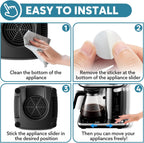 Appliance Sliders for Kitchen Black 24 PCS Self-Adhesive Small Kitchen Appliance Slider Hacks Easy to MovIing & Space Saving Must Have Gadgets Mixer Accessories for countertop