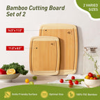Bamboo Cutting Board Set Non Slip Feet Over Sink Brides Her Wedding Day Bridal Shower Engaged Engagement Hostess Couple Newly Wed House Christmas Married Future Mrs fiancee Unique Cool Gifts