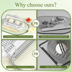 Larger Egg Slicer for Hard Boiled Eggs Banana Slicer, Aluminium & Stainless Steel Wires Strawberry slicer Multipurpose Heavy Duty Dishwasher Safe Banana Cutter slicer