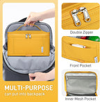 NOL Natural Organic Lifestyle Small Lunch Bag Mini Lunch Box Insulated Lunch Bag for Men/Women Leakproof Cooler Tote Bag Lightweight Nylon Waterproof Lunch Box For Work, Earth-yellow