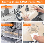 2 Pcs Silicone Bread Loaf Pan Liners, Reusable Food-Grade Silicone Bread Baking Mat, Non-Stick & Heat Resistant Loaf Pan Lifters, Sourdough Sling with 4 Handles, Fits 9x5" or 1.5Lb Loaf Pans