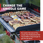 Camp Chef 3-Burner Griddle - Professional Flat Top Griddle for Camp Chef Cooking Systems - Outdoor Cooking Equipment - Fits 16" Cooking Systems