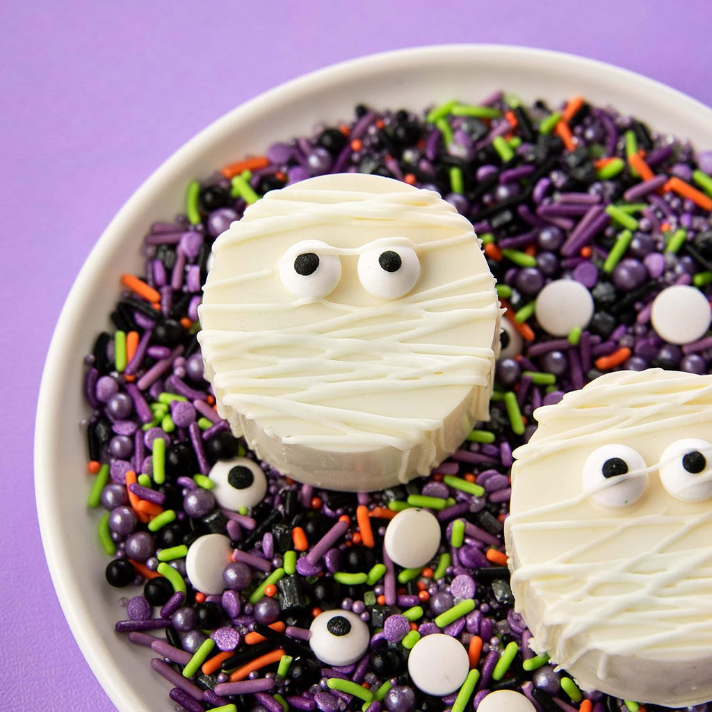 Sweets Indeed Candy Eyeballs, Halloween Edible Eyes, Assorted Variety, Perfect for Cake Decorations, Baking, Ice Cream, Cookies, Cupcake Topper, 2.53 ounces (Candy Eyeball Tacklebox)