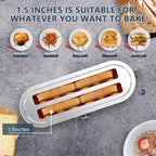 4-Slice Long Slot Toaster, 7 Browning Settings, Defrost/Reheat Functions, Removable Crumb Tray, Full body Stainless Steel Housing, 1350W, Anti-Fingerprint & Anti-Jam,Silver
