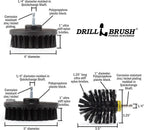 The Ultimate No-Wire Grill Brush Kit - BBQ Accessories - Drill Brush - Rust Remover - Cast Iron Skillet - Grill Cleaner - BBQ Brush - Grill Accessories - Grill Scraper - Electric Smoker - Gas Grill