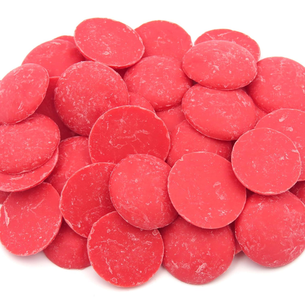 MERCKENS Coating Wafers, Red Melting Chocolate, 2 Pound Package