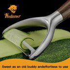 Serrated Blade Premium Y Type 304 Stainless Steel Multifunctional Kitchen Peeler Real Wood Handle Ultra Sharp Blade Vegetable Potato Apple(Wenge)