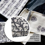Kitchen Towels Dish Towels for Kitchen- Gray & Beige Tea Towels for Kitchen-Bar Towels for Kitchen-KitchenTowels and dishcloths-Printed Floral 18"x28" Pack of 4